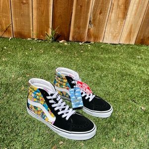 NEW Vans x The Simpsons Hi-Tops Sz 9 Men / 10.5 Women